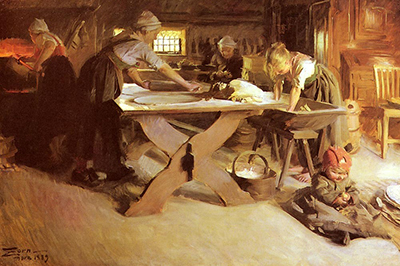 Baking the Bread Anders Zorn